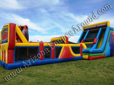 Inflatable Obstacle Course for team building Aurora Colorado